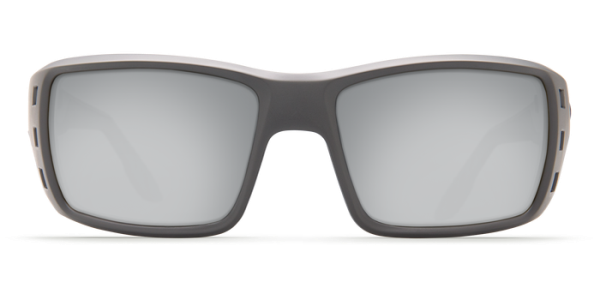Matte Gray Buy Costa Permit Sunglasses Online Costa Del Mar For Sale Glass Lenses Polarized Fishing Costa Del Mar Permit Polarized Sunglasses Matte Gray Silver Copper Mirror Glass Front